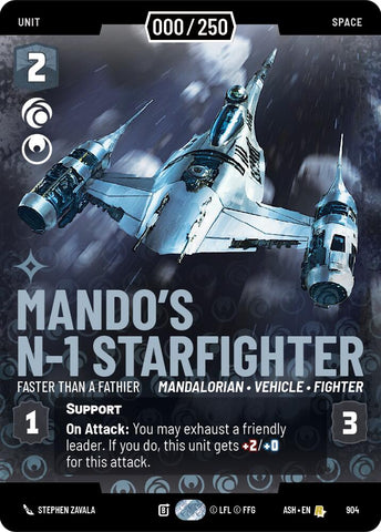 Mando's N-1 Starfighter - Faster than a Fathier (904) (Serialized) (904) [Ashes of the Empire] - The Mythic Store | 24h Order Processing