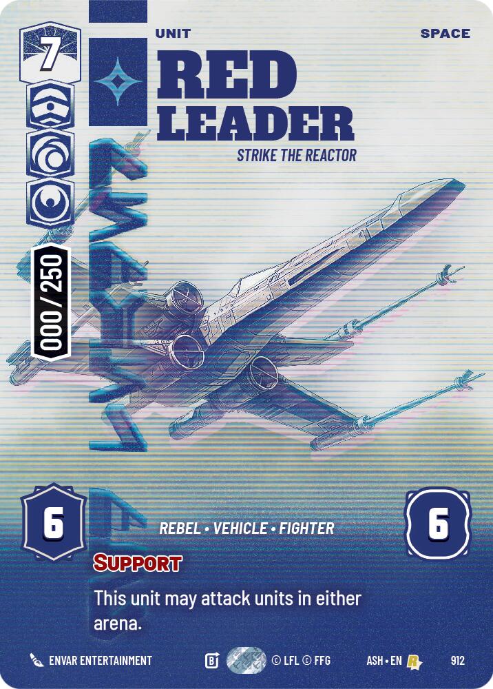 Red Leader - Strike the Reactor (912) (Serialized) (912) [Ashes of the Empire] - The Mythic Store | 24h Order Processing