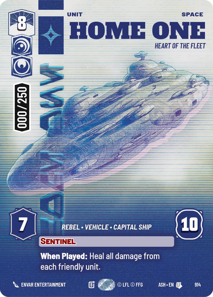Home One - Heart of the Fleet (914) (Serialized) (914) [Ashes of the Empire] - The Mythic Store | 24h Order Processing