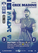 Crix Madine - Strike Team Strategist (915) (Serialized) (915) [Ashes of the Empire] - The Mythic Store | 24h Order Processing