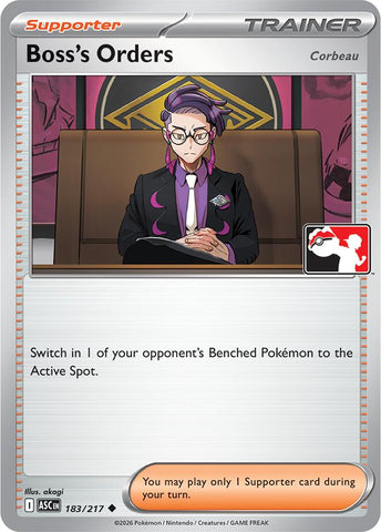 Boss's Orders [Corbeau] (183/217) [Prize Pack Series Nine] - The Mythic Store | 24h Order Processing