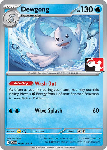 Dewgong (019/088) [Prize Pack Series Nine] - The Mythic Store | 24h Order Processing
