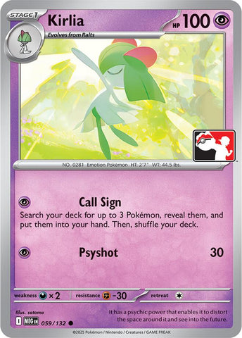 Kirlia (059/132) [Prize Pack Series Nine] - The Mythic Store | 24h Order Processing