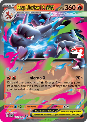 Mega Charizard X ex (013/094) [Prize Pack Series Nine] - The Mythic Store | 24h Order Processing