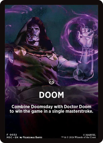 Doom Theme Card [Marvel Super Heroes Commander] - The Mythic Store | 24h Order Processing