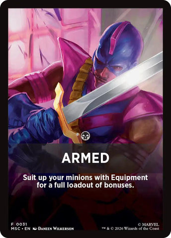 Armed Theme Card [Marvel Super Heroes Commander] - The Mythic Store | 24h Order Processing