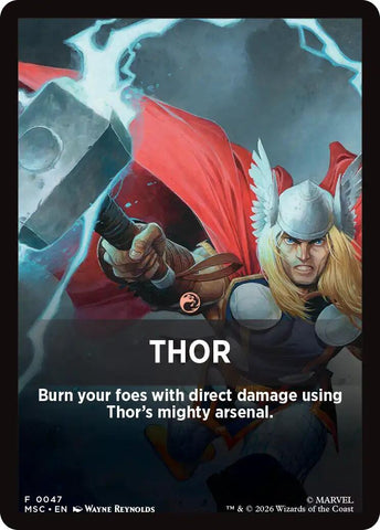 Thor Theme Card [Marvel Super Heroes Commander] - The Mythic Store | 24h Order Processing