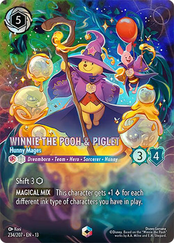 Winnie the Pooh & Piglet - Hunny Mages (Enchanted) (234/204) [Attack of the Vine!] - The Mythic Store | 24h Order Processing