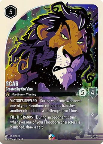 Scar - Created by the Vine (Enchanted) (243/204) [Attack of the Vine!] - The Mythic Store | 24h Order Processing