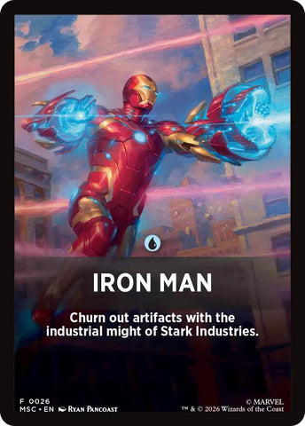 Iron Man Theme Card [Marvel Super Heroes Commander] - The Mythic Store | 24h Order Processing