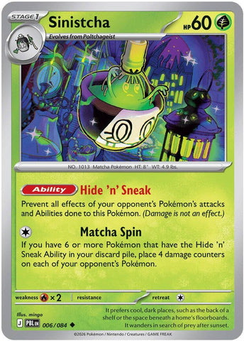 Sinistcha (006/084) [Mega Evolution: Pitch Black] - The Mythic Store | 24h Order Processing
