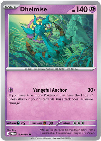Dhelmise (039/084) [Mega Evolution: Pitch Black] - The Mythic Store | 24h Order Processing