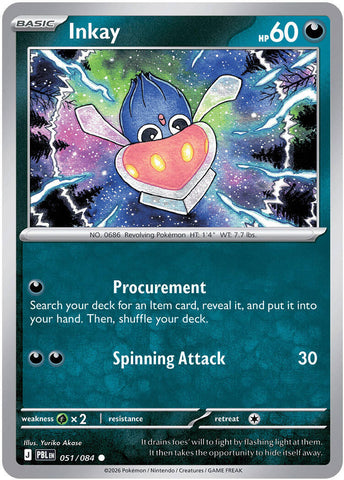 Inkay (051/084) [Mega Evolution: Pitch Black] - The Mythic Store | 24h Order Processing