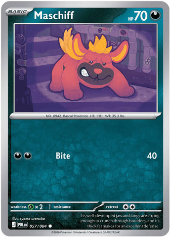 Maschiff (057/084) [Mega Evolution: Pitch Black] - The Mythic Store | 24h Order Processing