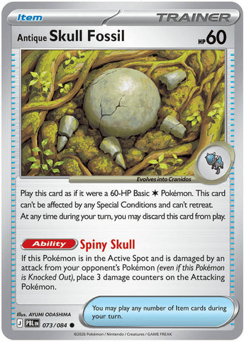 Antique Skull Fossil (073/084) [Mega Evolution: Pitch Black] - The Mythic Store | 24h Order Processing