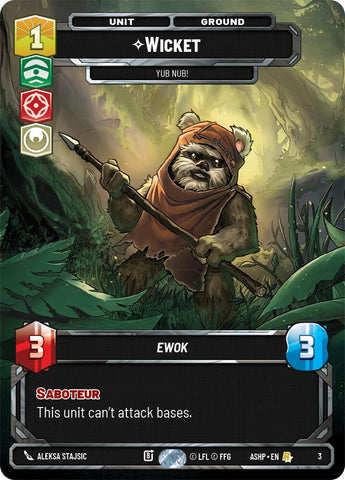Wicket - Yub Nub! (3) (3) [Ashes of the Empire Weekly Play Promos] - The Mythic Store | 24h Order Processing