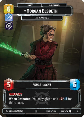 Morgan Elsbeth -Life Abandoned (6) (6) [Ashes of the Empire Weekly Play Promos] - The Mythic Store | 24h Order Processing