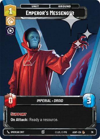 Emperor's Messenger (36) (Foil) (36) [Ashes of the Empire Weekly Play Promos] - The Mythic Store | 24h Order Processing