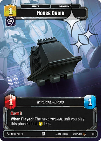 Mouse Droid (40) (Foil) (40) [Ashes of the Empire Weekly Play Promos] - The Mythic Store | 24h Order Processing