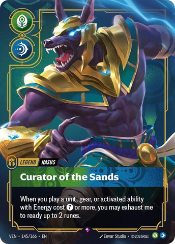 Nasus - Curator of the Sands (145/166) [Vendetta] - The Mythic Store | 24h Order Processing