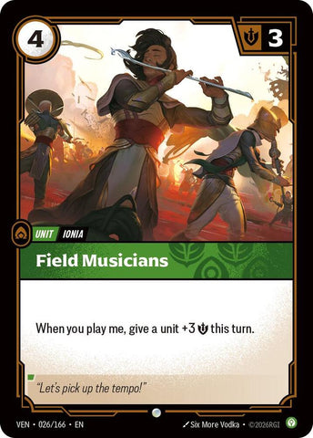 Field Musicians (026/166) [Vendetta] - The Mythic Store | 24h Order Processing