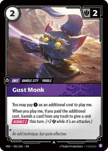 Gust Monk (101/166) [Vendetta] - The Mythic Store | 24h Order Processing