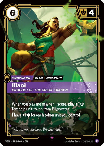 Illaoi, Prophet of the Great Kraken (109/166) [Vendetta] - The Mythic Store | 24h Order Processing