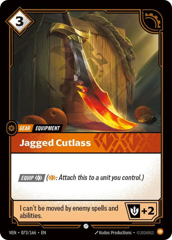 Jagged Cutlass (073/166) [Vendetta] - The Mythic Store | 24h Order Processing