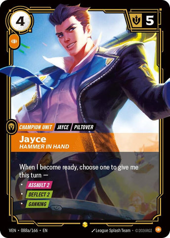 Jayce, Hammer in Hand (Alternate Art) (088a/166) [Vendetta] - The Mythic Store | 24h Order Processing