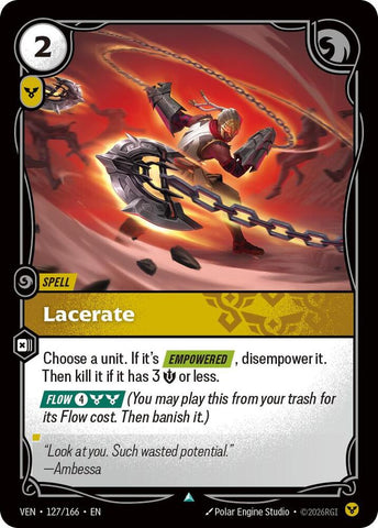 Lacerate (127/166) [Vendetta] - The Mythic Store | 24h Order Processing
