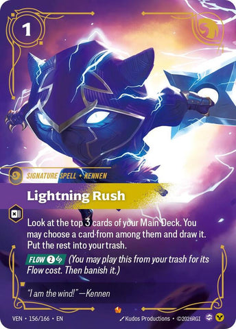 Lightning Rush (156/166) [Vendetta] - The Mythic Store | 24h Order Processing