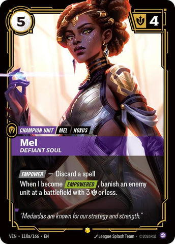 Mel, Defiant Soul (Alternate Art) (110a/166) [Vendetta] - The Mythic Store | 24h Order Processing