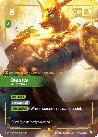 Nasus, Ascended (Alternate Art) (046a/166) [Vendetta] - The Mythic Store | 24h Order Processing