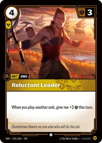 Reluctant Leader (121/166) [Vendetta] - The Mythic Store | 24h Order Processing
