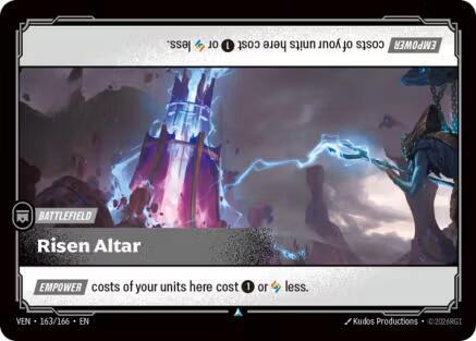 Risen Altar (163/166) [Vendetta] - The Mythic Store | 24h Order Processing