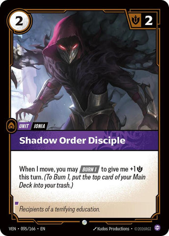 Shadow Order Disciple (095/166) [Vendetta] - The Mythic Store | 24h Order Processing