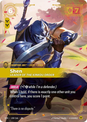 Shen, Leader of the Kinkou Order (138/166) [Vendetta] - The Mythic Store | 24h Order Processing