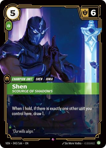 Shen, Scourge of Shadows (042/166) [Vendetta] - The Mythic Store | 24h Order Processing