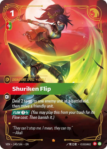 Shuriken Flip (140/166) [Vendetta] - The Mythic Store | 24h Order Processing