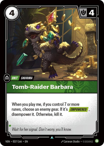 Tomb-Raider Barbara (037/166) [Vendetta] - The Mythic Store | 24h Order Processing