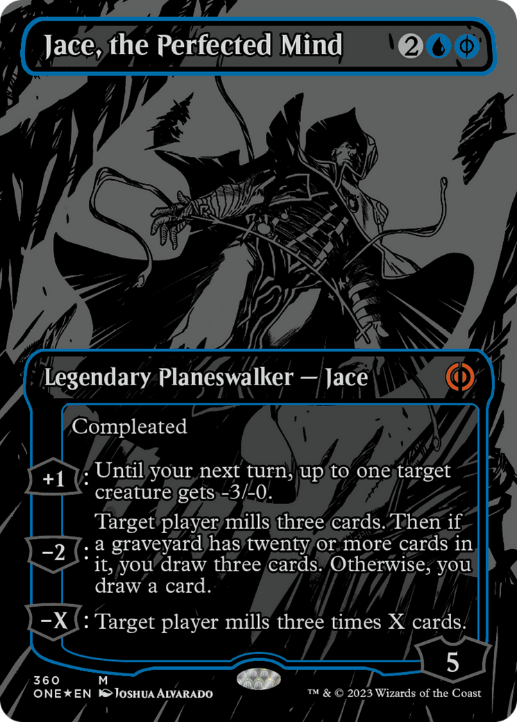 Jace, the Perfected Mind (Oil Slick Raised Foil) [Phyrexia: All Will Be One] - The Mythic Store | 24h Order Processing
