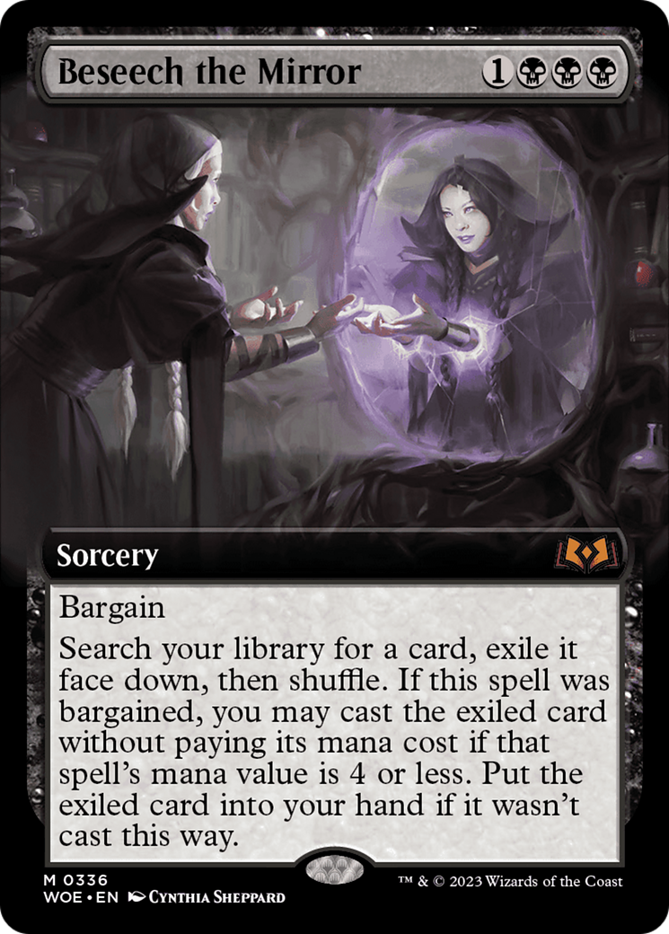 Beseech the Mirror (Extended Art) [Wilds of Eldraine] - The Mythic Store | 24h Order Processing