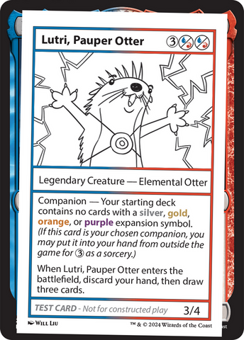 Lutri, Pauper Otter [Mystery Booster 2 Playtest Cards] - The Mythic Store | 24h Order Processing