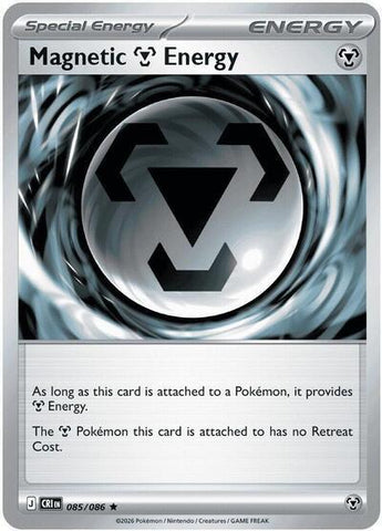 Magnetic Metal Energy (085/086) (Non-Holo) (Deck Exclusive) [Mega Evolution: Chaos Rising] - The Mythic Store | 24h Order Processing