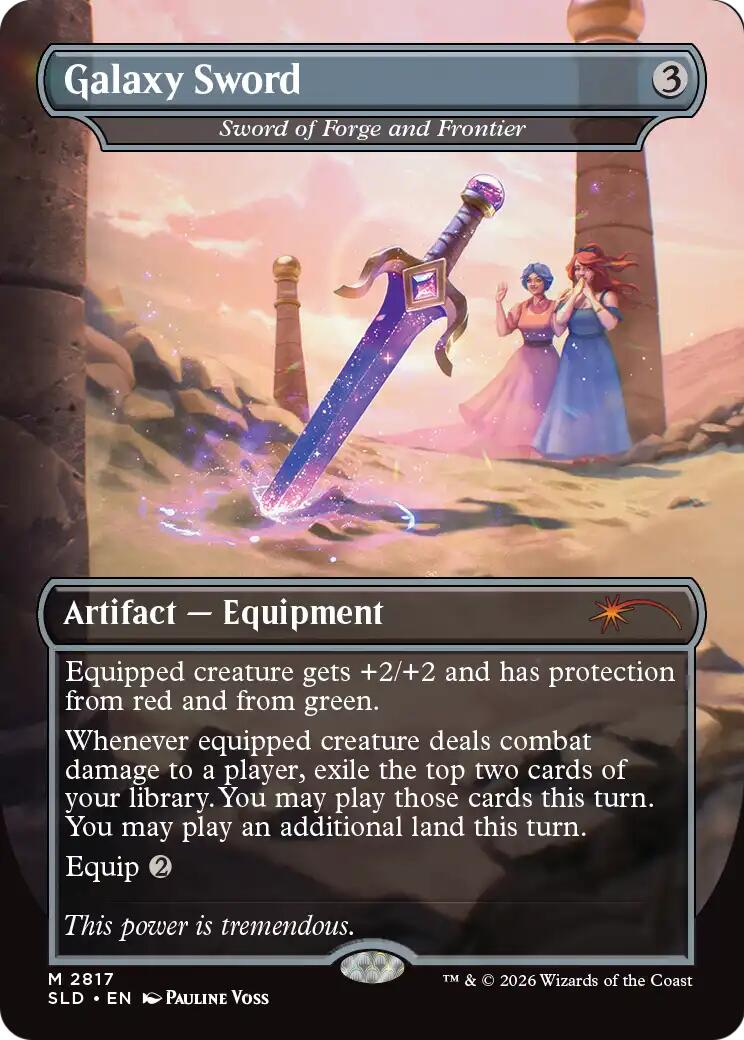 Galaxy Sword - Sword of Forge and Frontier [Secret Lair Drop Series] - The Mythic Store | 24h Order Processing