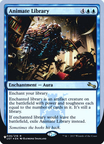Animate Library (Unfinity Foil Edition) [The List] - The Mythic Store | 24h Order Processing