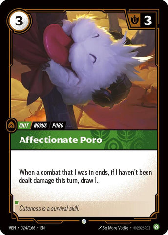 Affectionate Poro (024/166) [Vendetta] - The Mythic Store | 24h Order Processing