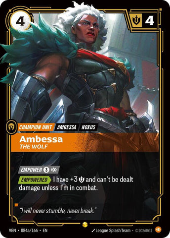 Ambessa, The Wolf (Alternate Art) (084a/166) [Vendetta] - The Mythic Store | 24h Order Processing