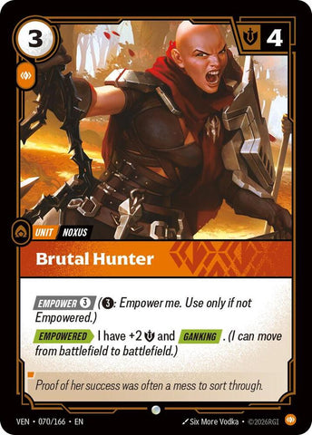Brutal Hunter (070/166) [Vendetta] - The Mythic Store | 24h Order Processing