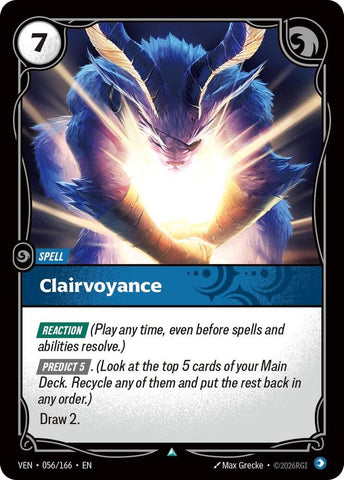 Clairvoyance (056/166) [Vendetta] - The Mythic Store | 24h Order Processing